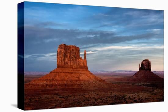 Utah, Monument Valley Navajo Tribal Park. Eroded Formations-Jay O'brien-Stretched Canvas