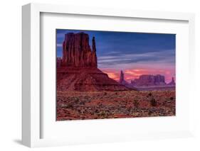 Utah, Monument Valley Navajo Tribal Park. Eroded Formations-Jay O'brien-Framed Photographic Print