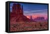 Utah, Monument Valley Navajo Tribal Park. Eroded Formations-Jay O'brien-Framed Stretched Canvas