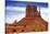 Utah, Monument Valley Overlook. Mesa Standing in the Desert-Petr Bednarik-Stretched Canvas