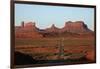 Utah, Navajo Nation, School Bus on U.S. Route 163-David Wall-Framed Photographic Print