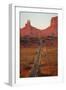 Utah, Navajo Nation, U.S. Route 163 Heading Towards Monument Valley-David Wall-Framed Premium Photographic Print