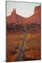 Utah, Navajo Nation, U.S. Route 163 Heading Towards Monument Valley-David Wall-Mounted Premium Photographic Print