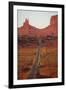 Utah, Navajo Nation, U.S. Route 163 Heading Towards Monument Valley-David Wall-Framed Premium Photographic Print