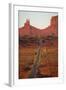 Utah, Navajo Nation, U.S. Route 163 Heading Towards Monument Valley-David Wall-Framed Photographic Print