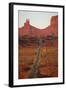 Utah, Navajo Nation, U.S. Route 163 Heading Towards Monument Valley-David Wall-Framed Photographic Print