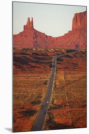 Utah, Navajo Nation, U.S. Route 163 Heading Towards Monument Valley-David Wall-Mounted Photographic Print