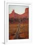 Utah, Navajo Nation, U.S. Route 163 Heading Towards Monument Valley-David Wall-Framed Photographic Print