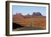 Utah, Navajo Nation, U.S. Route 163 Heading Towards Monument Valley-David Wall-Framed Photographic Print