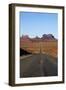 Utah, Navajo Nation, U.S. Route 163 Heading Towards Monument Valley-David Wall-Framed Photographic Print