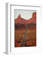 Utah, Navajo Nation, U.S. Route 163 Heading Towards Monument Valley-David Wall-Framed Photographic Print