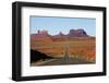 Utah, Navajo Nation, U.S. Route 163 Heading Towards Monument Valley-David Wall-Framed Premium Photographic Print