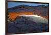 Utah. Overlook Vista Through Mesa Arch During Winter at Canyonlands National Park, Island in Sky-Judith Zimmerman-Framed Photographic Print