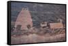 Utah, Owl Panel with Big Horn Sheep, Ancient Petroglyph-Judith Zimmerman-Framed Stretched Canvas