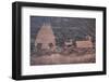 Utah, Owl Panel with Big Horn Sheep, Ancient Petroglyph-Judith Zimmerman-Framed Photographic Print