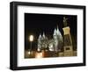 Utah, Salt Lake City, Mormon Theatre Monument in Honour of Brigham Young and the Pioneers, USA-Christian Kober-Framed Photographic Print