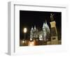 Utah, Salt Lake City, Mormon Theatre Monument in Honour of Brigham Young and the Pioneers, USA-Christian Kober-Framed Photographic Print