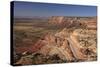 Utah, San Juan County, Moki Dugway Switchback Road, Cedar Mesa-David Wall-Stretched Canvas