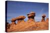 Utah, San Rafael Desert, Hoodoos at Goblin Valley State Park-David Wall-Stretched Canvas