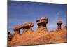 Utah, San Rafael Desert, Hoodoos at Goblin Valley State Park-David Wall-Mounted Photographic Print