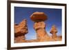 Utah, San Rafael Desert, Hoodoos at Goblin Valley State Park-David Wall-Framed Photographic Print