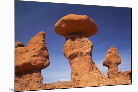 Utah, San Rafael Desert, Hoodoos at Goblin Valley State Park-David Wall-Mounted Photographic Print