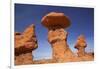 Utah, San Rafael Desert, Hoodoos at Goblin Valley State Park-David Wall-Framed Photographic Print