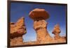 Utah, San Rafael Desert, Hoodoos at Goblin Valley State Park-David Wall-Framed Photographic Print