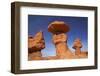 Utah, San Rafael Desert, Hoodoos at Goblin Valley State Park-David Wall-Framed Premium Photographic Print