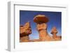 Utah, San Rafael Desert, Hoodoos at Goblin Valley State Park-David Wall-Framed Photographic Print