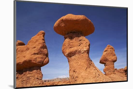 Utah, San Rafael Desert, Hoodoos at Goblin Valley State Park-David Wall-Mounted Photographic Print