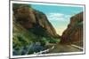 Utah - Scenic View in Provo Canyon Near Provo, c.1936-Lantern Press-Mounted Art Print