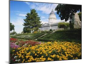 Utah State Capitol Building and Garden, Salt Lake City, Utah, USA-Scott T. Smith-Mounted Photographic Print