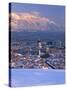 Utah State Capitol with the Wasatch Mountains, Salt Lake City, Utah-Scott T^ Smith-Stretched Canvas