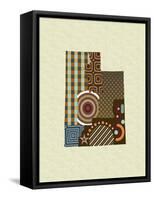 Utah State Map-Lanre Adefioye-Framed Stretched Canvas