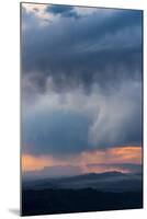 Utah. Storm over the Desert at Sunset from Overlook in the Manti-La Sal National Forest-Judith Zimmerman-Mounted Photographic Print