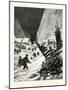 Utah: the Recent Snow Slide in the Wahsatch Mountains Effects of the Avalanche in the Town of Alta-null-Mounted Giclee Print