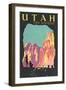 Utah the Unique-null-Framed Art Print