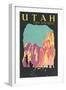 Utah the Unique-null-Framed Art Print