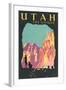 Utah the Unique-null-Framed Art Print