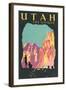 Utah the Unique-null-Framed Art Print