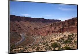 Utah, Us Route 191 and Zigzag Road Entering Arches National Park-David Wall-Mounted Photographic Print