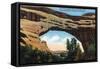 Utah - View of the Great Augusta Natural Bridge, c.1917-Lantern Press-Framed Stretched Canvas