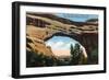 Utah - View of the Great Augusta Natural Bridge, c.1917-Lantern Press-Framed Art Print