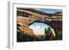 Utah - View of the Great Augusta Natural Bridge, c.1917-Lantern Press-Framed Art Print