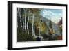 Utah - View of the Old Mormon Trail on Line of Emigration Canyon Railroad, c.1917-Lantern Press-Framed Art Print