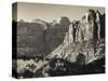 Utah, Virgin, Traffic on the Zion-Mt, Carmel Highway, Winter, USA-Walter Bibikow-Stretched Canvas