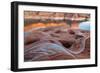 Utah. Weathering Pit Ridge at Lake Powell-Jaynes Gallery-Framed Photographic Print