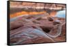 Utah. Weathering Pit Ridge at Lake Powell-Jaynes Gallery-Framed Stretched Canvas