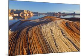 Utah. Weathering Pit Ridge at Lake Powell-Jaynes Gallery-Mounted Premium Photographic Print